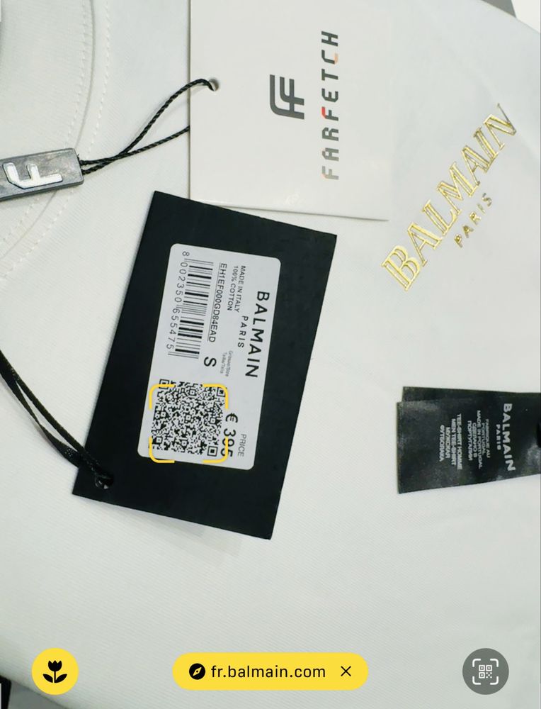 Balmain koszulka męska t-shirt