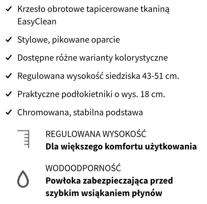 Krzesło obrotowe Meblik Royal Blush Cloud