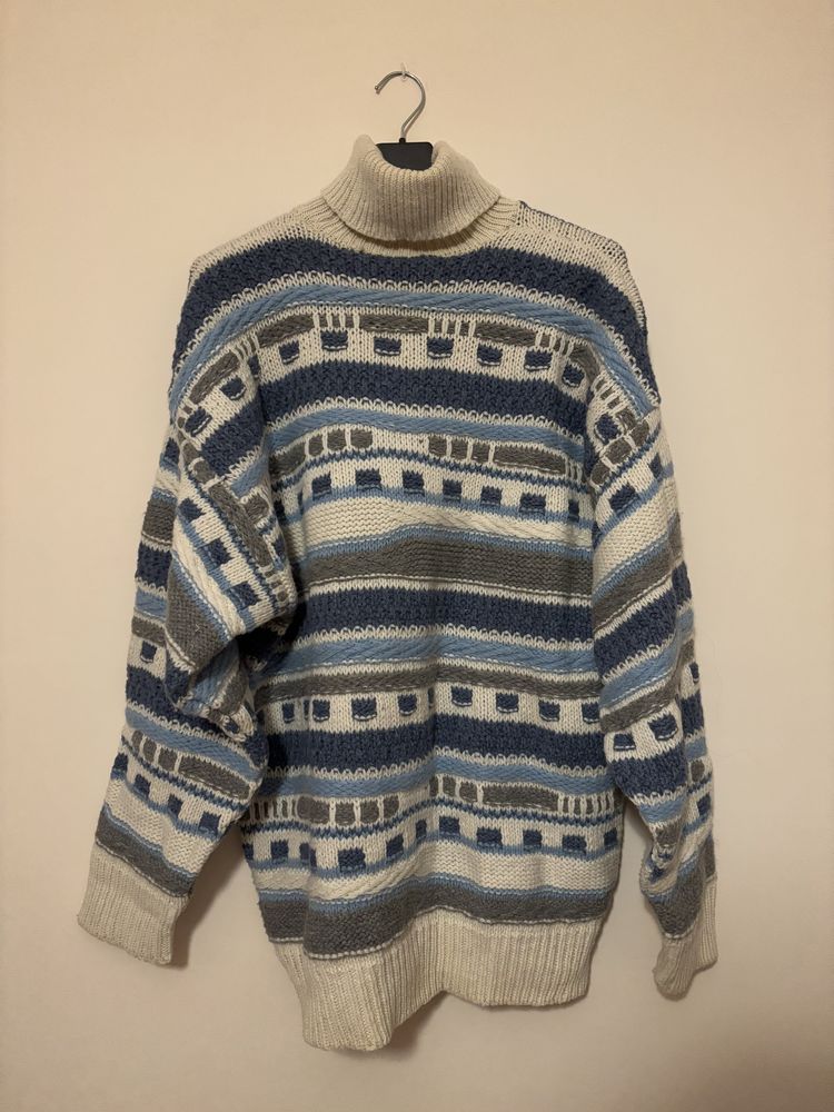 Sweter z wełny szetlandzkiej