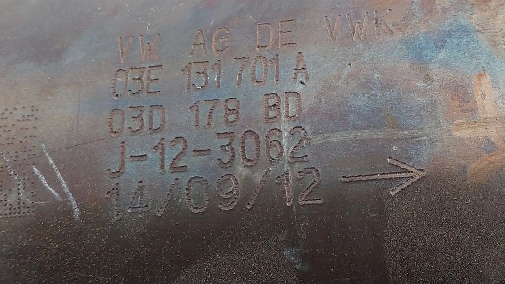 Catalisador / filtro de partículas VOLKSWAGEN Polo (6R, 6C)