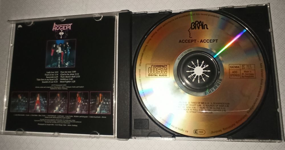 Rammstein Rhapsody Deep Purple Pink Floyd Accept CD