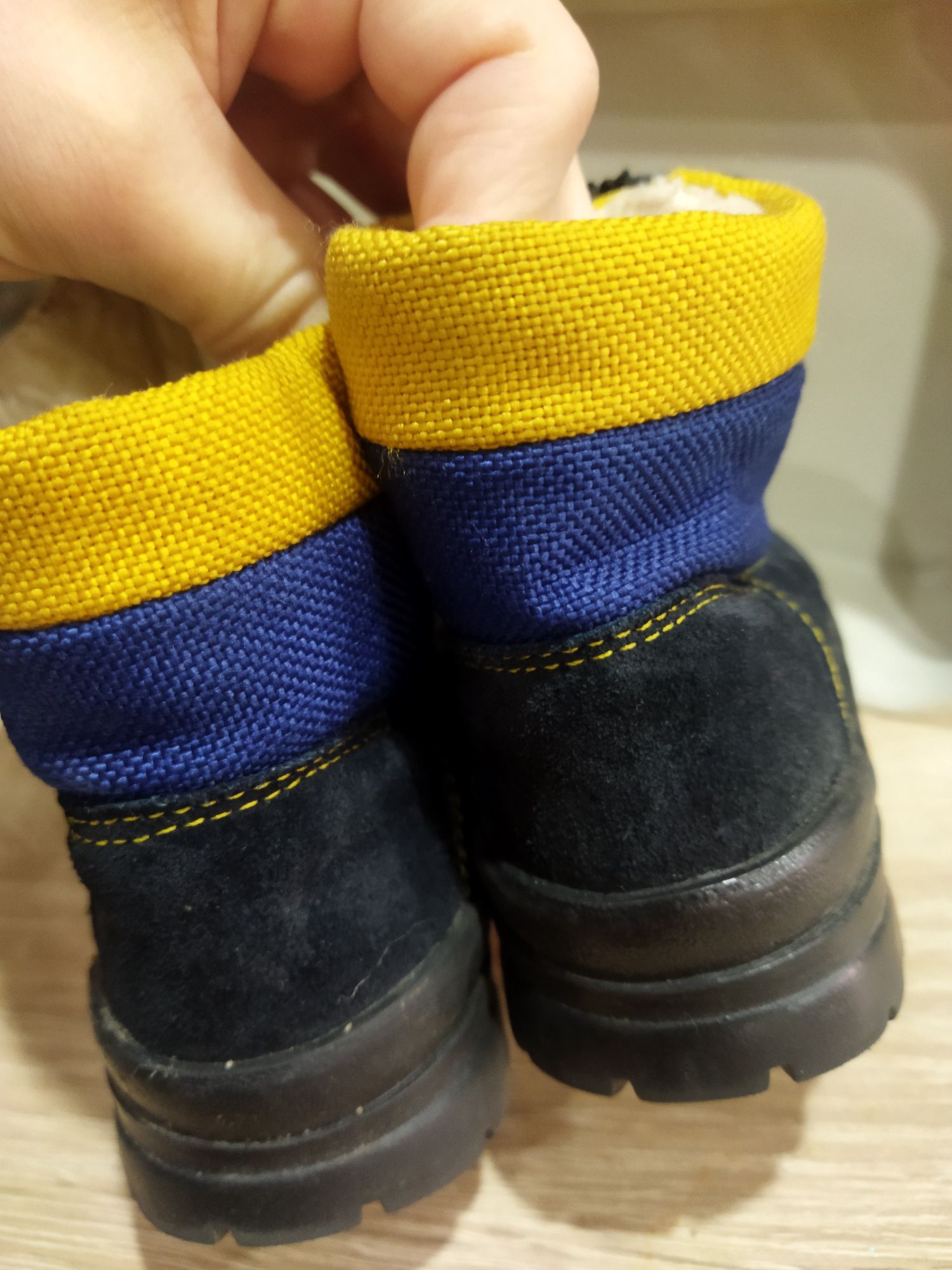 Зимние ботинки сапожки натур