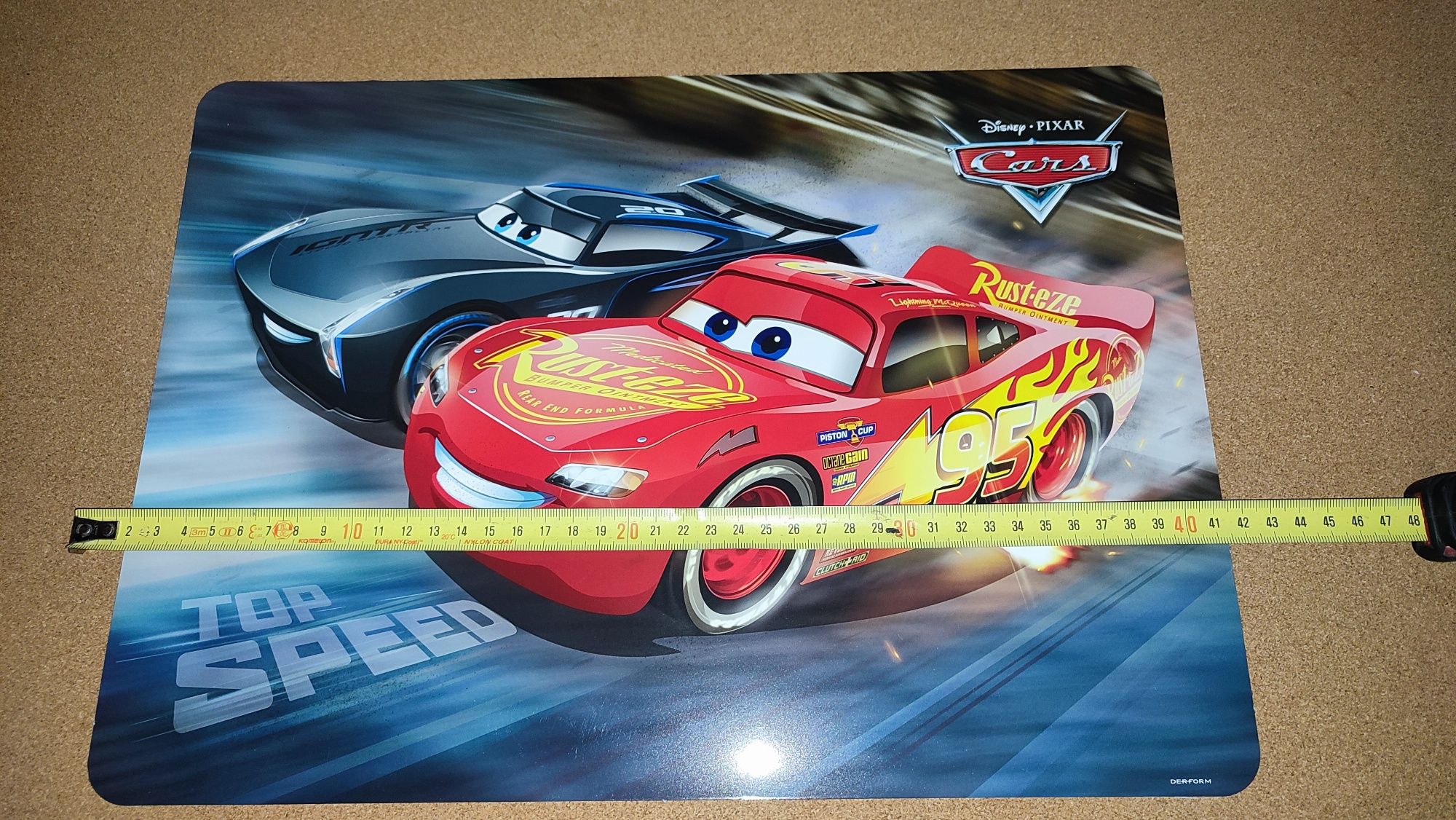 Disney Cars Auta Zygzak Jackson Sztorm Podkładka Regularna Dwustronna