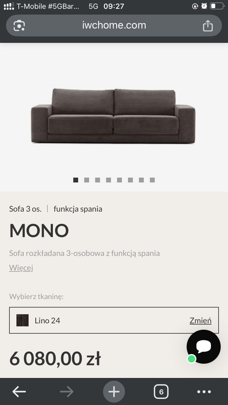 Sofa IWC super jakość