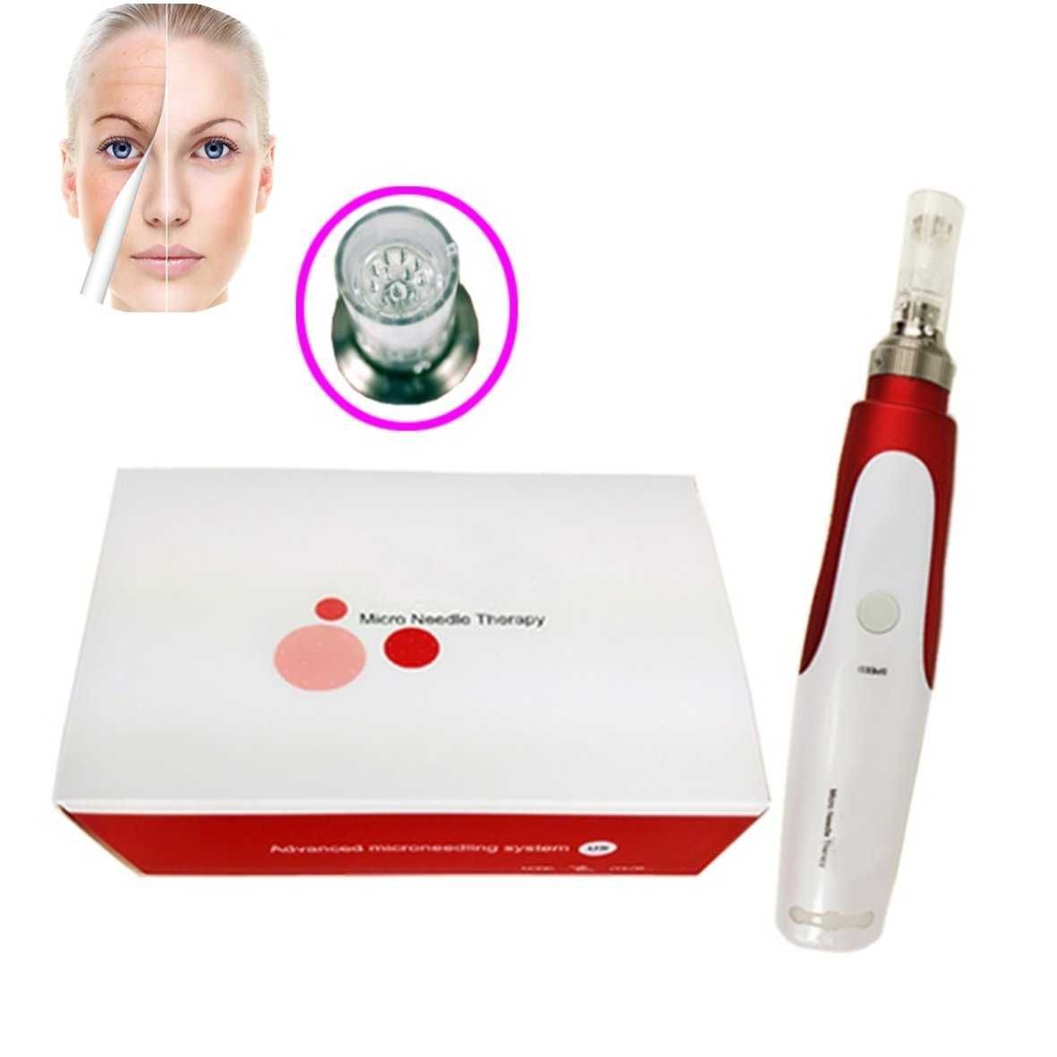 Derma Pen Caneta Micro Agulha Portátil Profissional 2024