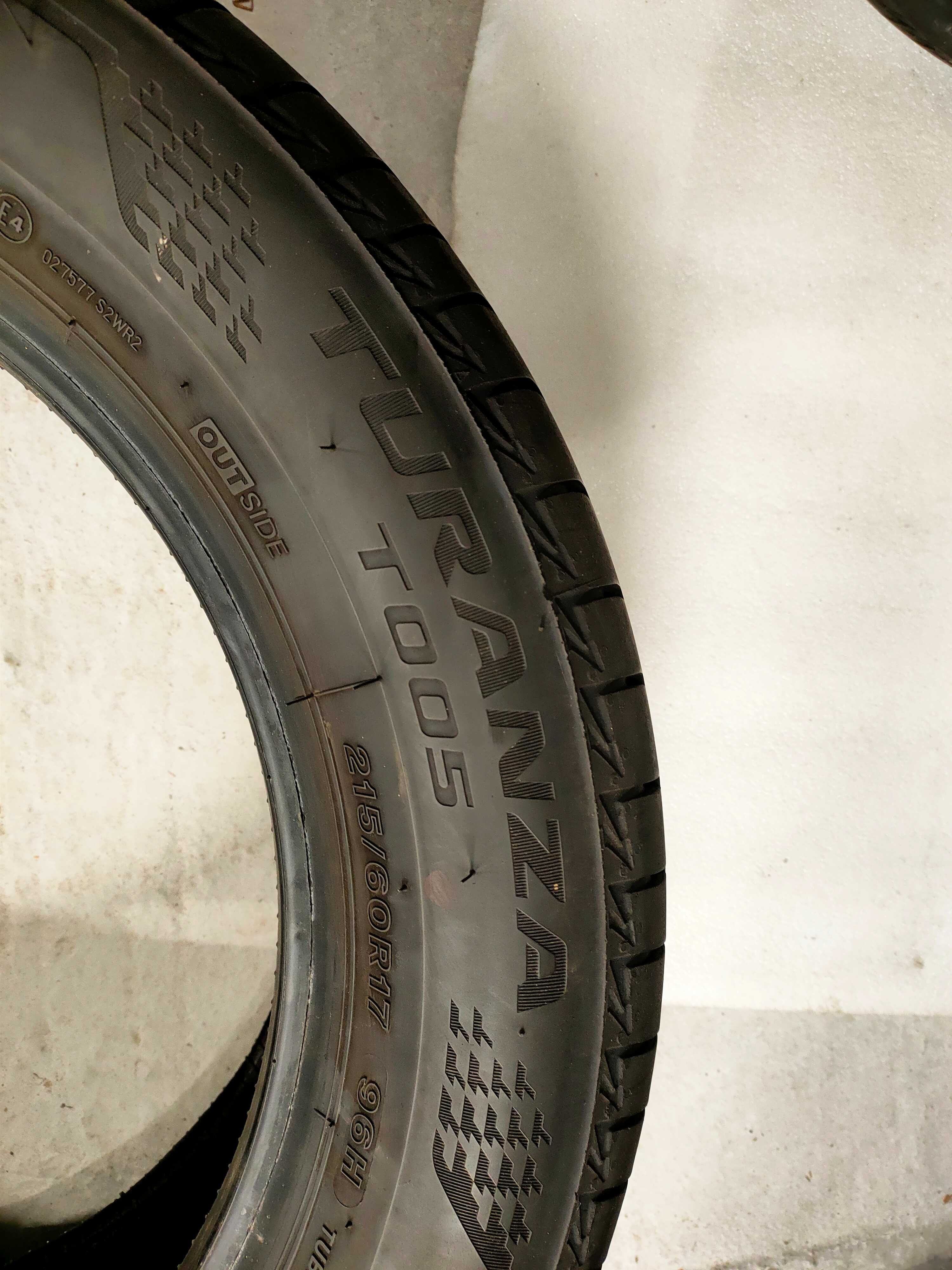 Opony letnie Bridgestone Turanza T005 215/60/17 96H KPL 109