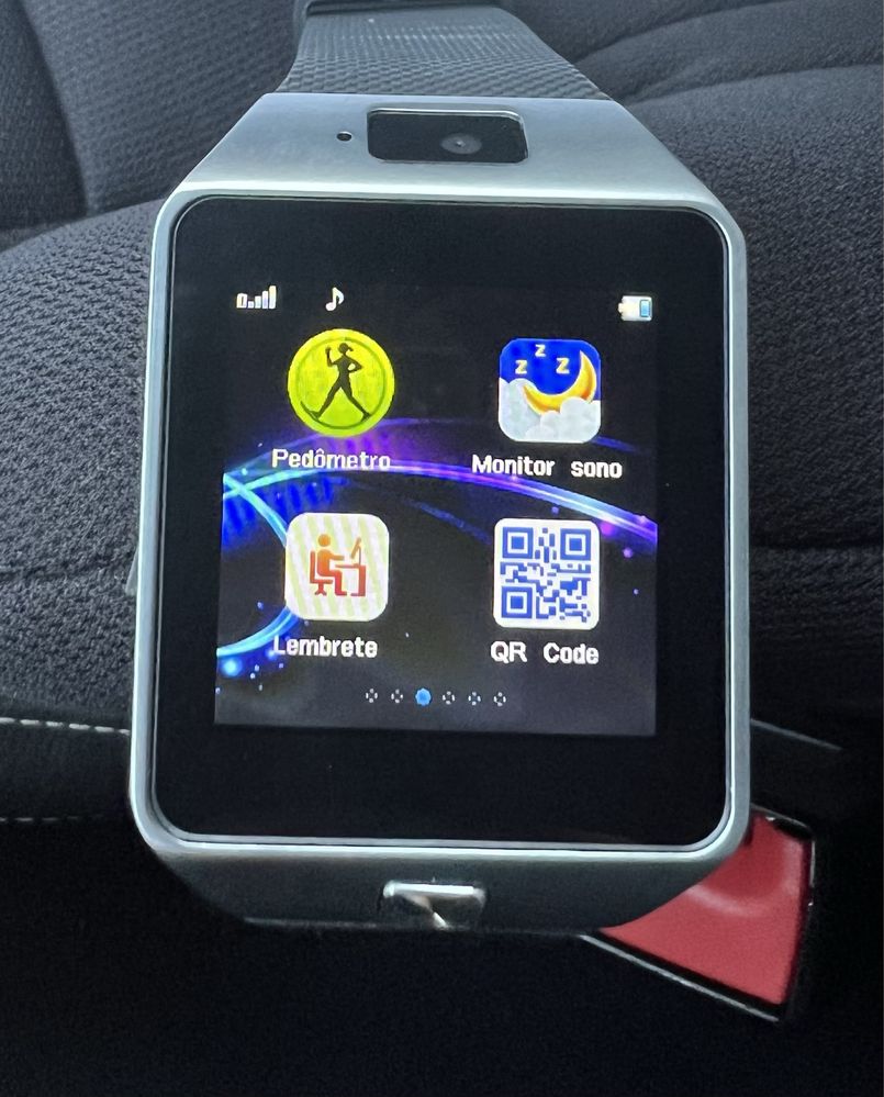 Smartwatch Novo com camara e cartao SIM