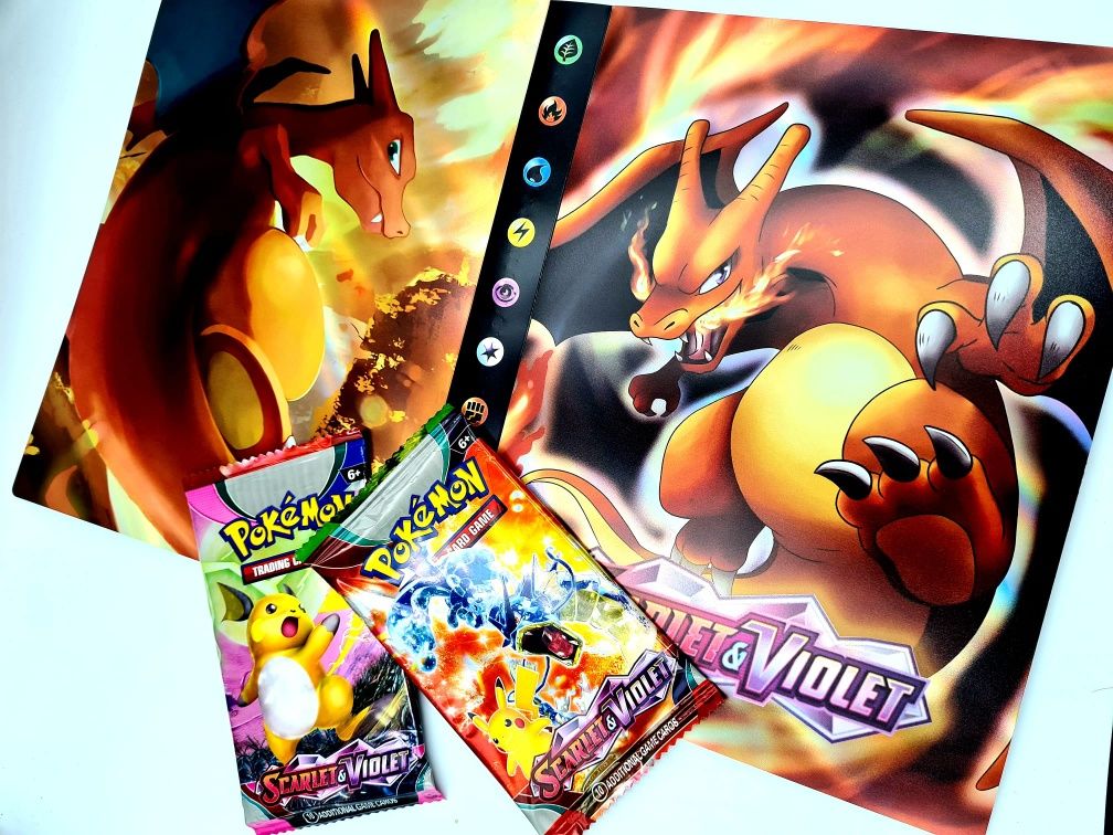 Nowy zestaw Pokemon album A5 na karty Pokemon + karty - zabawki