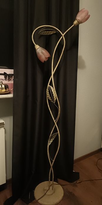 Lampa podłogowa +żyrandol tulipany