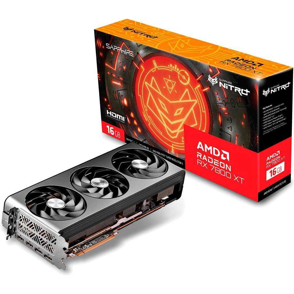 Placa Gráfica Sapphire AMD Radeon RX 7800 XT Nitro+ 16GB GDDR6 OC