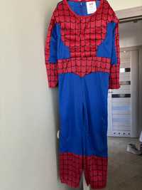 Stroj karnawalowy Spiderman rozmiar 117-128 cm