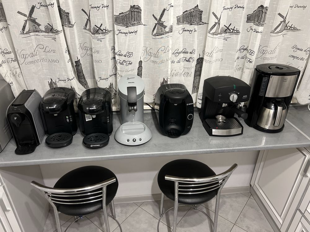 Кавоварки капсульні крапельні Philips, Melitta ,bosch,electrulux