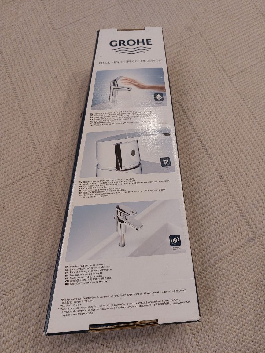 Bateria umywalkowa GROHE Moon White Eurostyle Solid 23707LS3