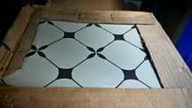 Gres szkliwiony patchwork