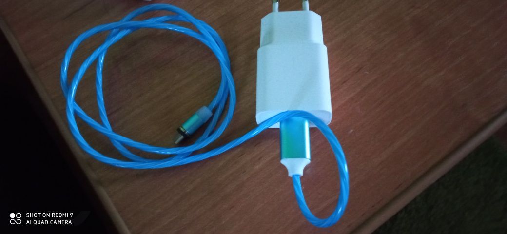 Kabel magnetyczny ledowy micro USB