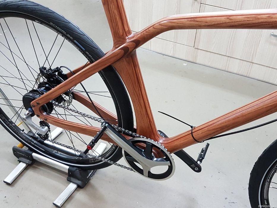 Rower drewniany Alfine Di2