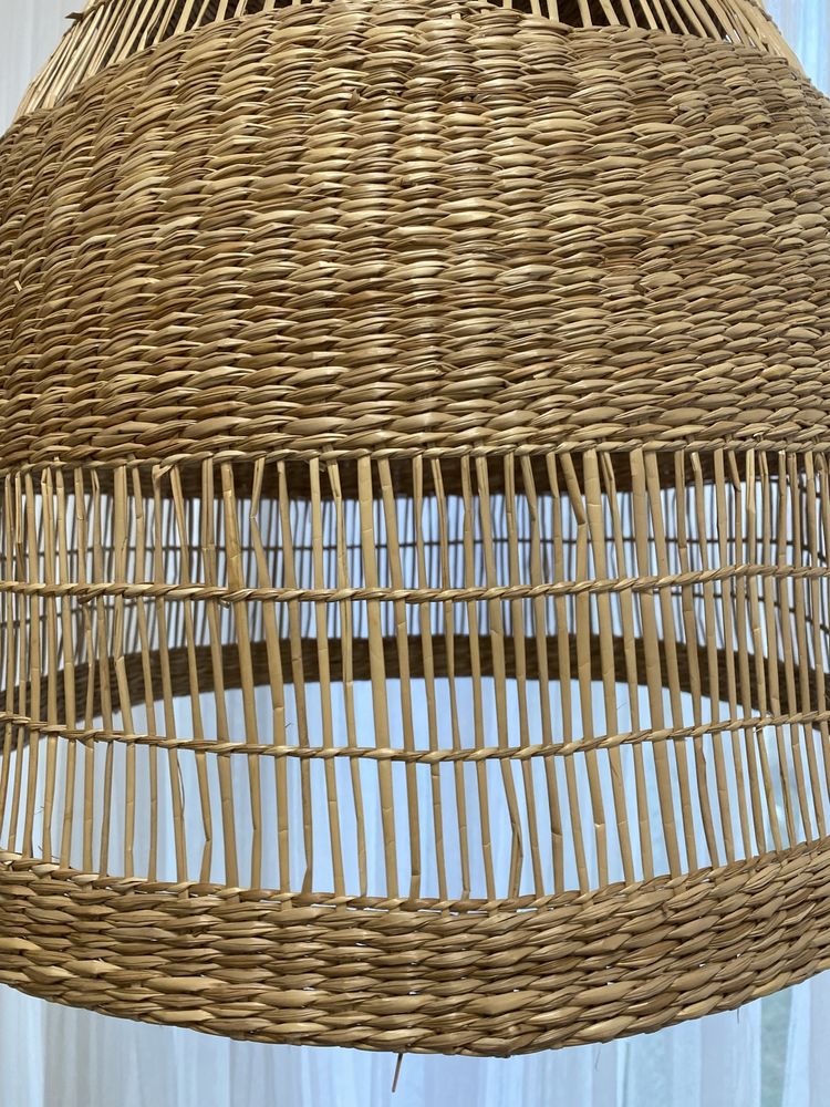 Ikea Torared 55 cm klosz wiklinowy