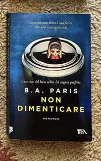 B.A.Paris Non dimenticare książka po włosku