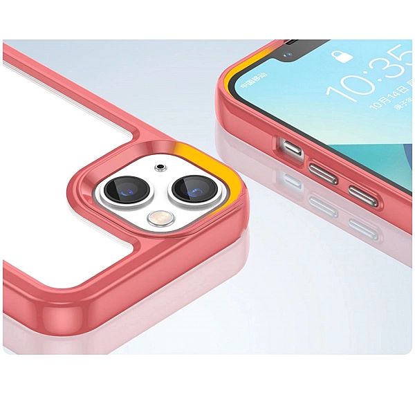 Etui Outer Braders sztywny pokrowiec z żelową ramką do iPhone 14 Plus