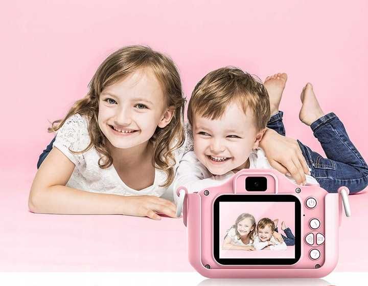 Aparat Cyfrowy dla Dzieci Dziecka Fotograficzny JEDNOROŻEC + Karta 4GB