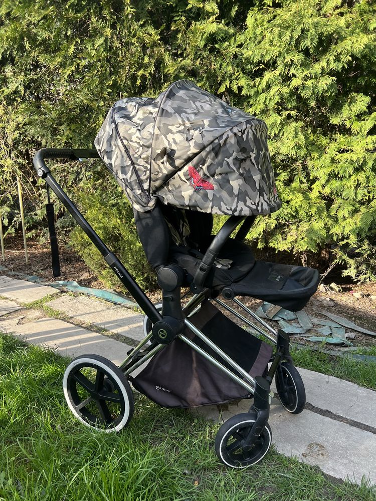 Wózek cybex priam 1.0 / butterfly / folia przeciwdeszczowa cybex