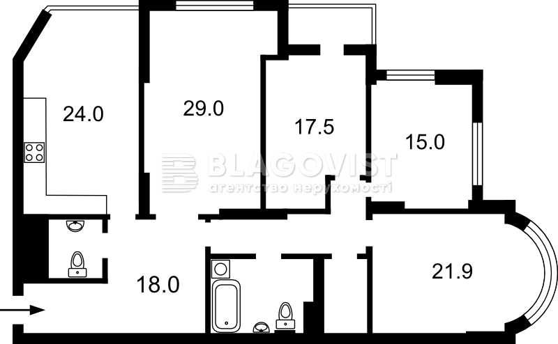 Продам 4 кім Чавдар Єлизавети 2, Фаворит, Осокорки, 150 метрів, ремонт