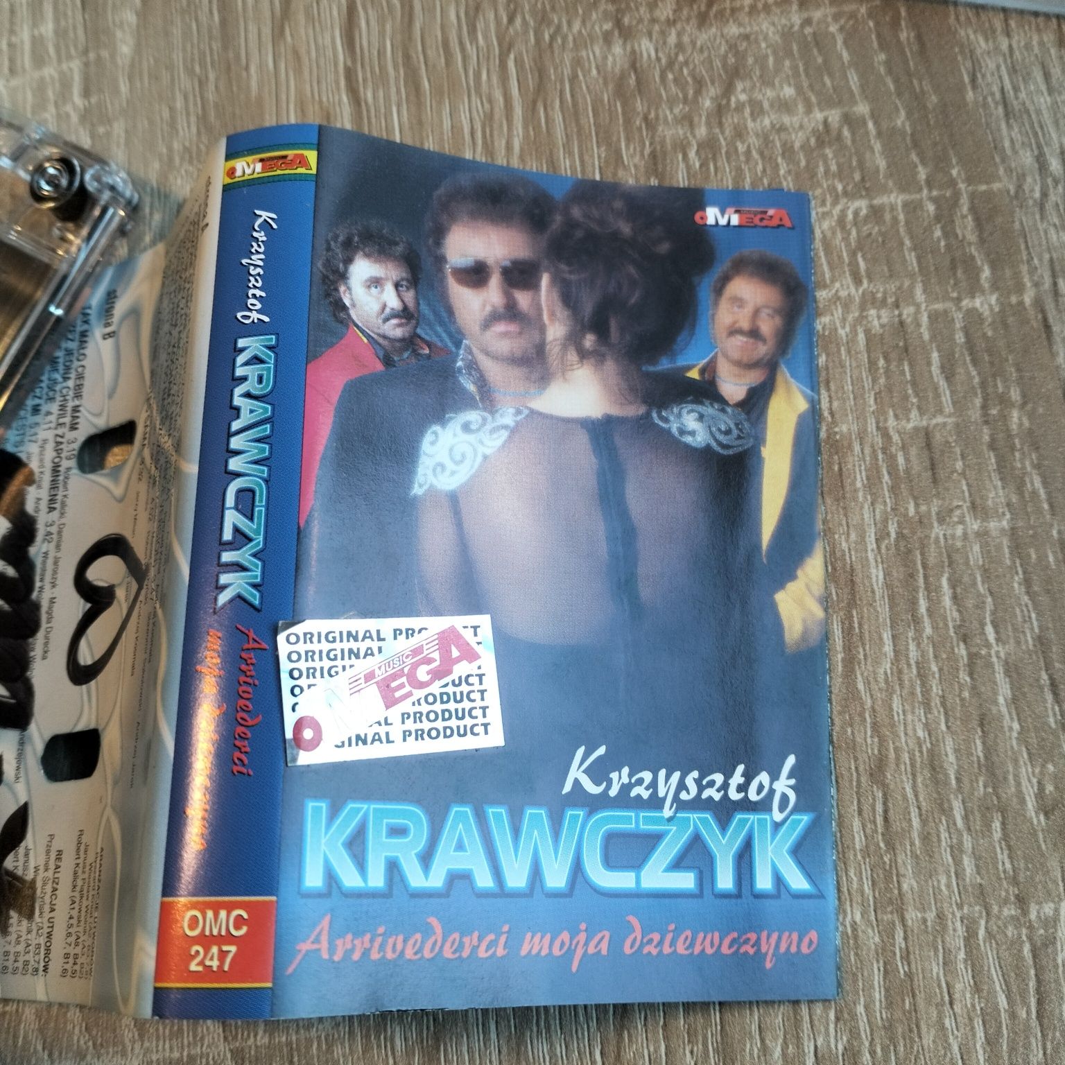 Kaseta magnetofonowa Krzysztof Krawczyk z autografem unikat
