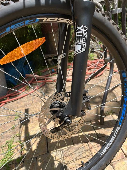 Велосипед Горный MTB 27.5" Spelli SX-6100 PRO черно-синий (2020)