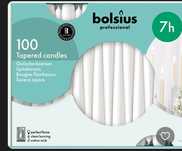Свічки  Bolsius 7 годин в упаковці 100 шт