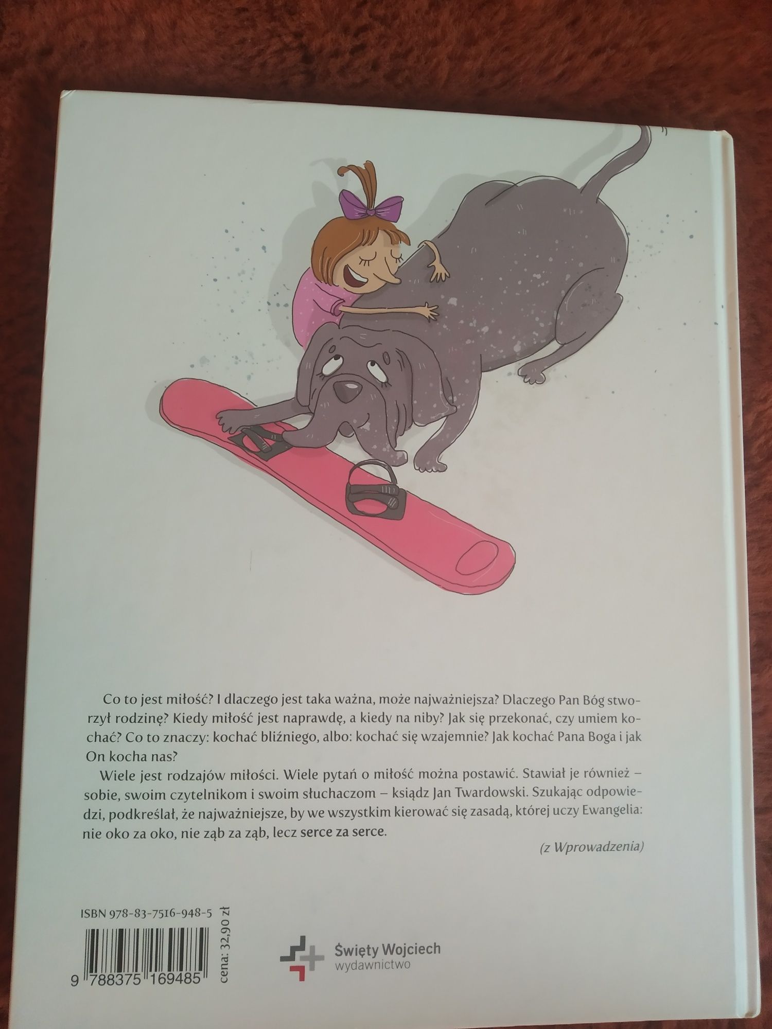 książka dla dzieci, chrześcijańska,, Serce za serce'' J. Twardowskiego