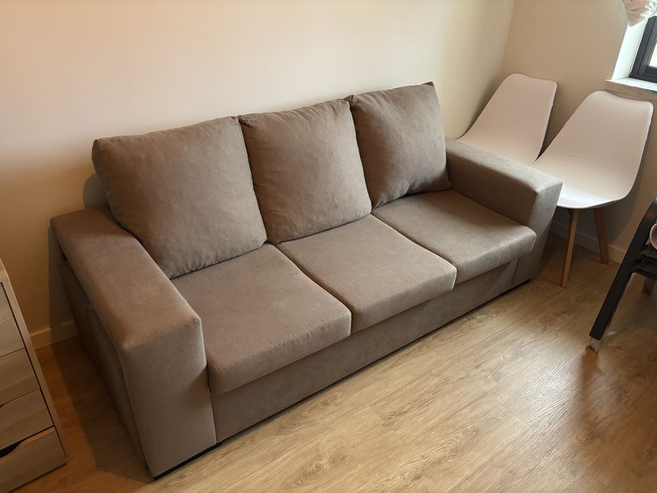 Sofá Bege Taupe 190x82x75 c/Garantia