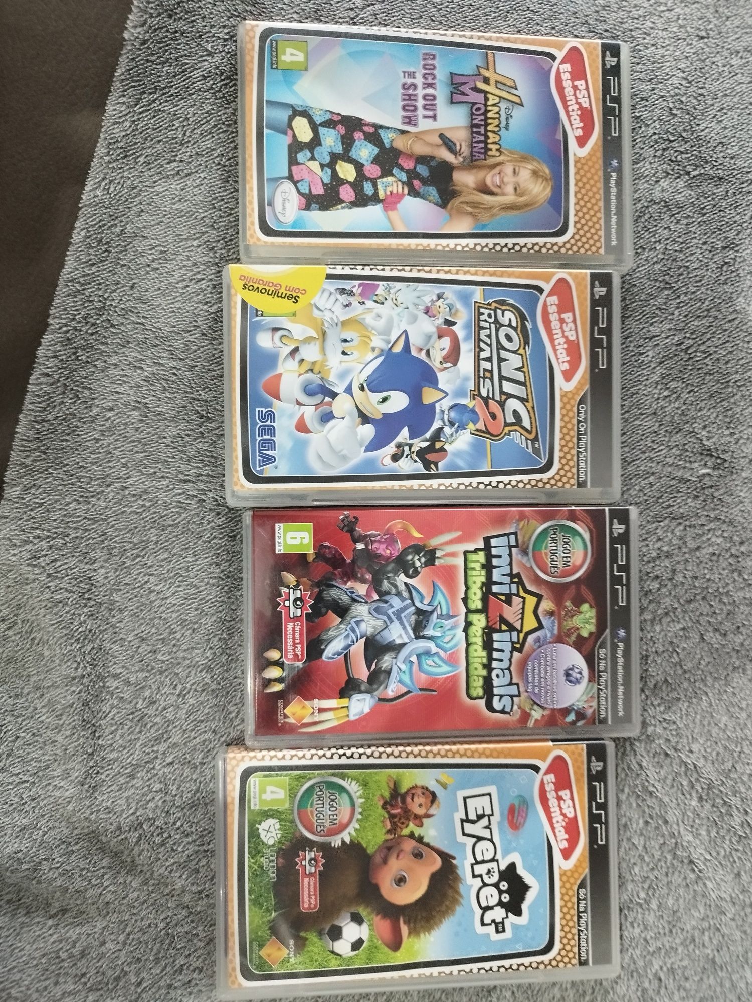 Jogos PSP portátil