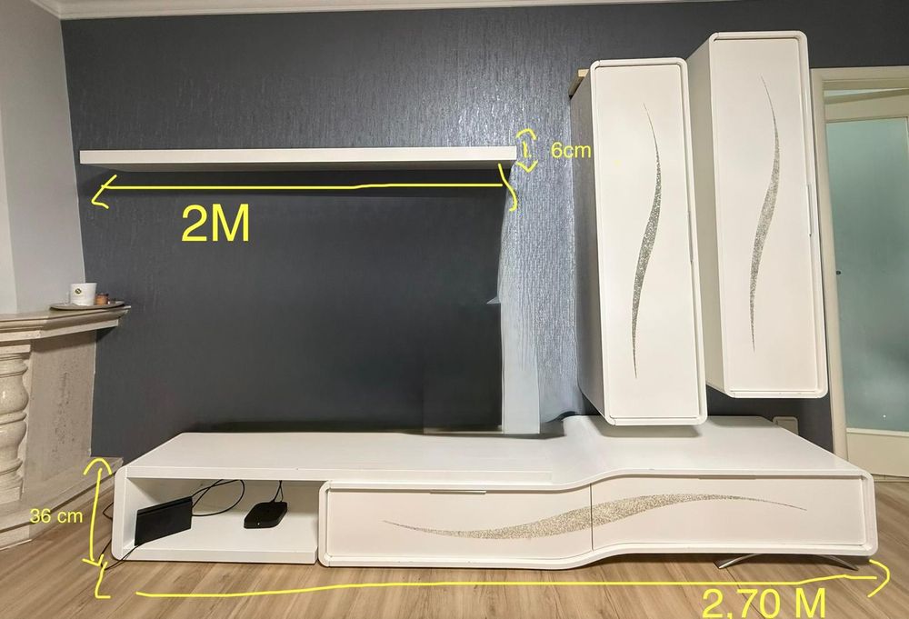 Móvel sala branco