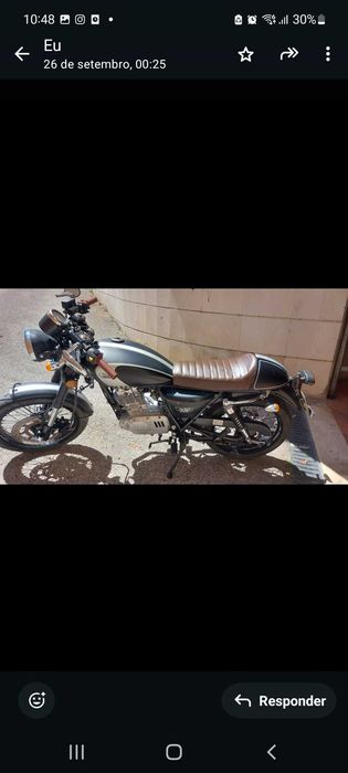 Mash Black Edition 125 Café Racer — 5229 km — bom estado