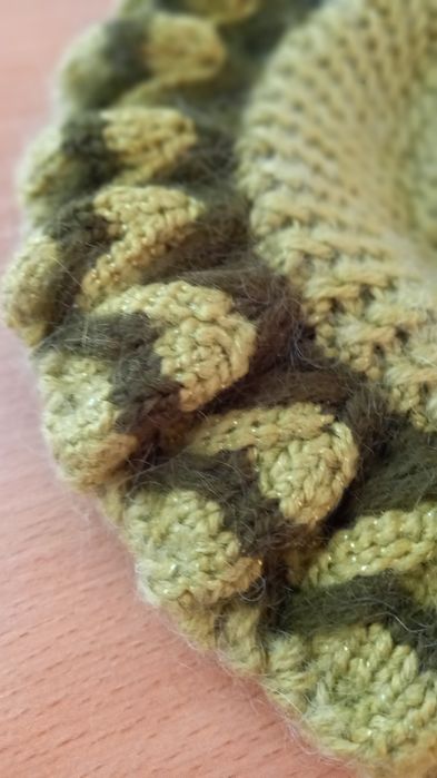 Фуражка. Кепка Cardinal. Италия. Натур. кожа. Берет вязаный из шерсти.