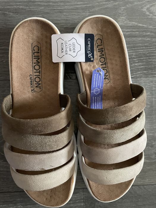 Продам Пантолети беживые натуральная кожа