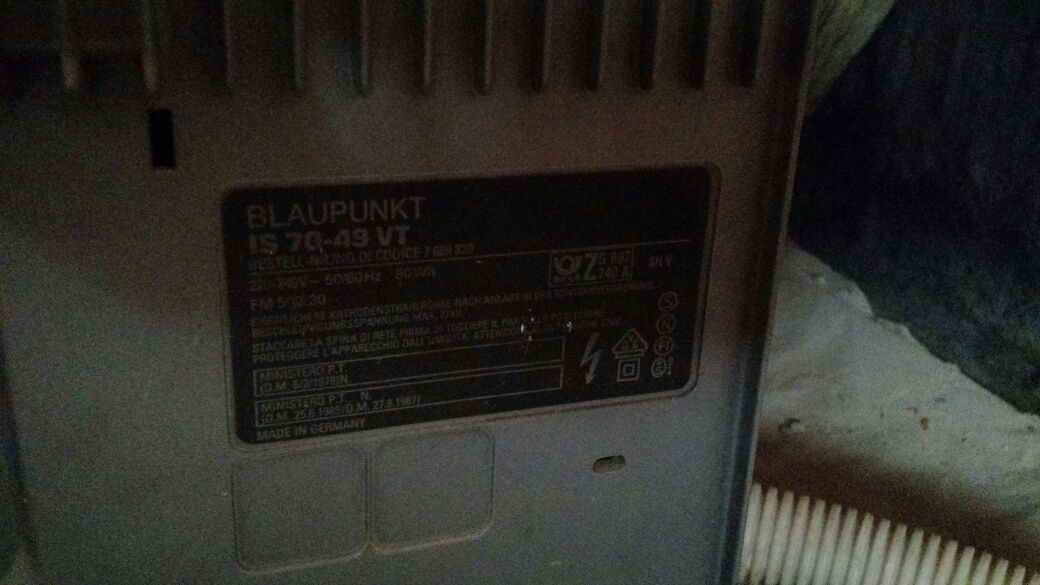 Телевизоры, запчасти Blaupunkt IS70, Grundig ST63 / M72, Siemens FC913