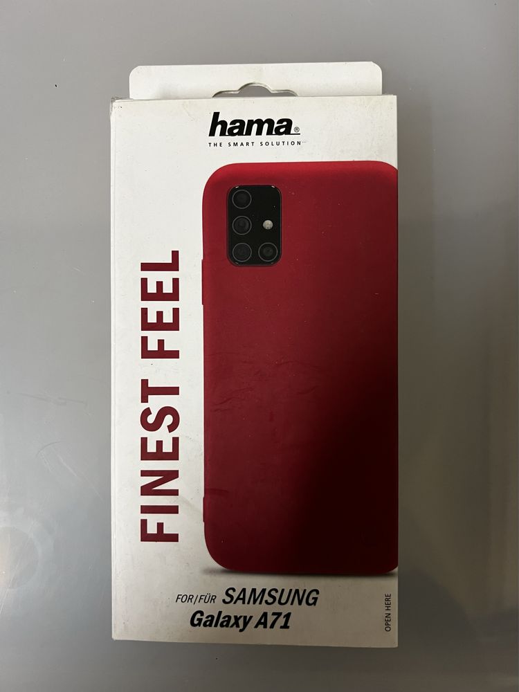 Etui futerał case samsung galaxy A71 NOWY SAMSUNG czerwony red