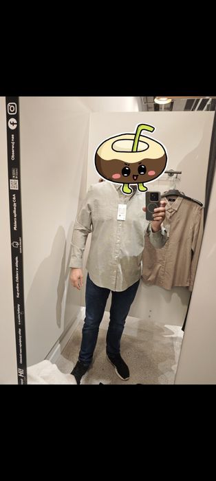 Koszula C&A rozmiar L / 41-42 bawełna