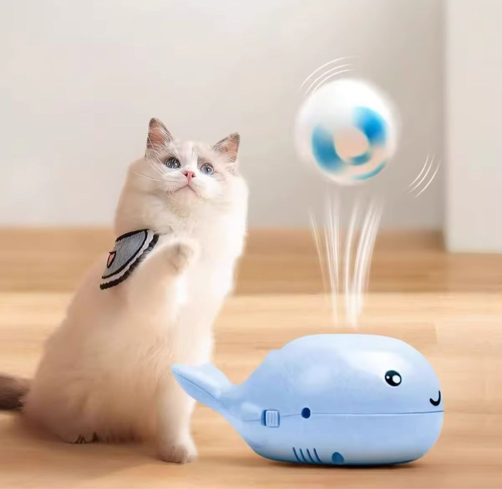Мяч для кота , іграшка для котів , Інтерактивний мʼяч для котів