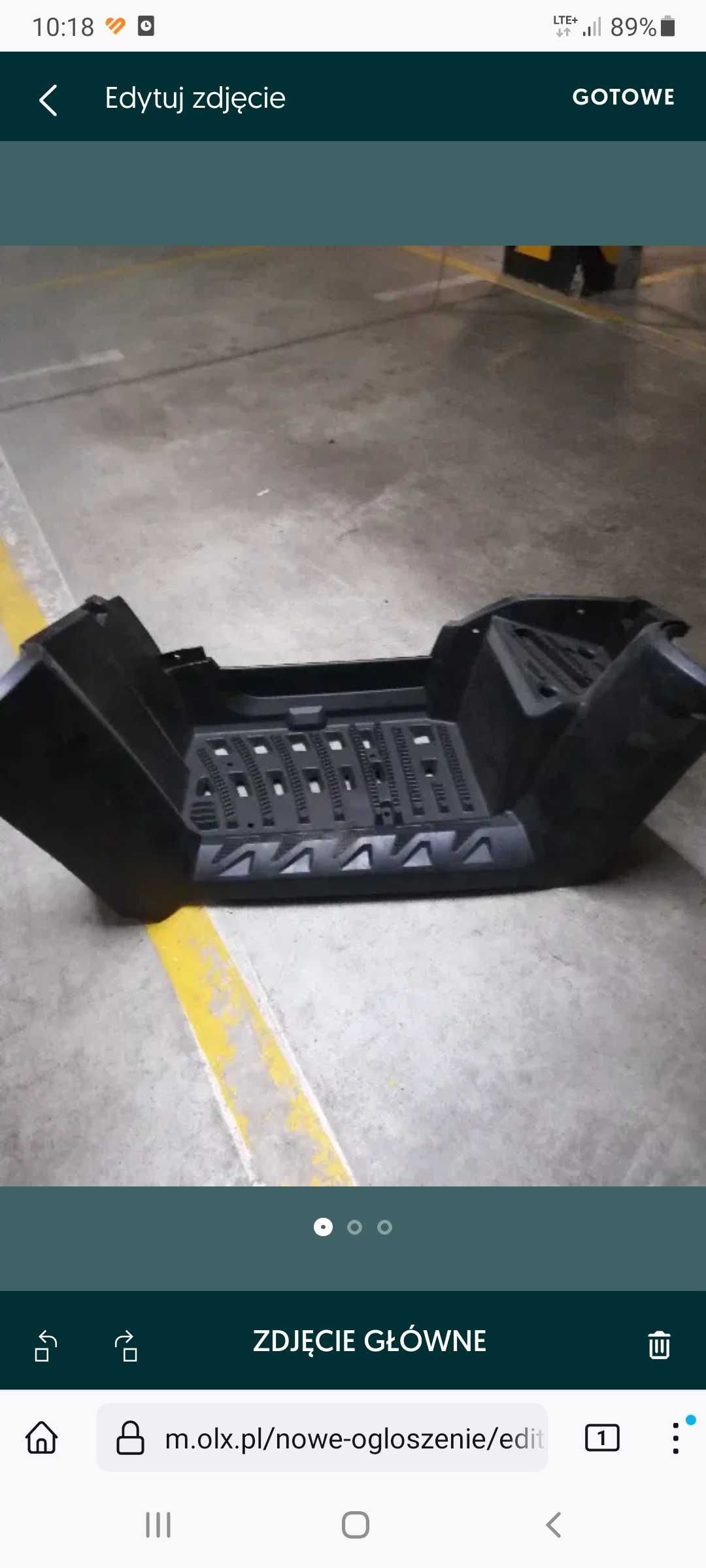 Stopień podłoga sportsman Polaris