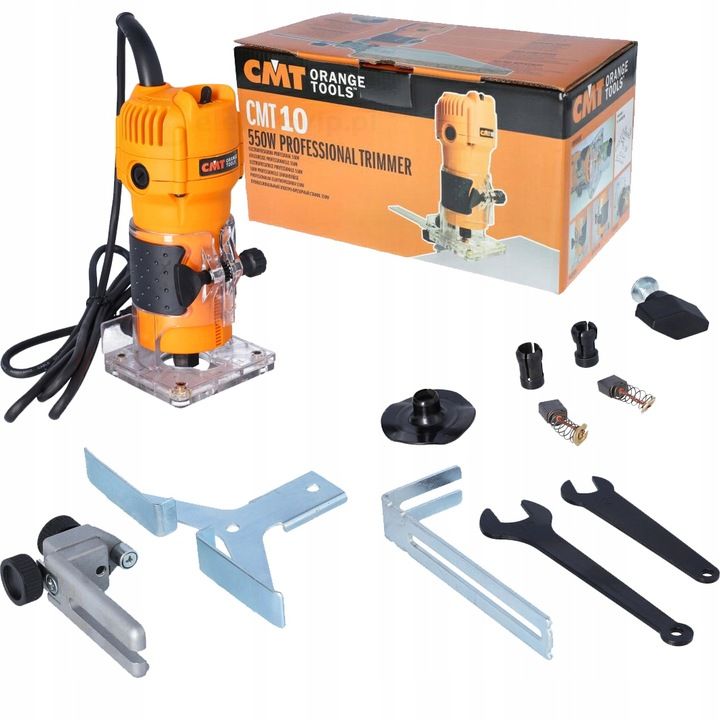 Cmt Frezarka Ręczna Cmt10 Trymer 6,35, 6, 8mm 550w