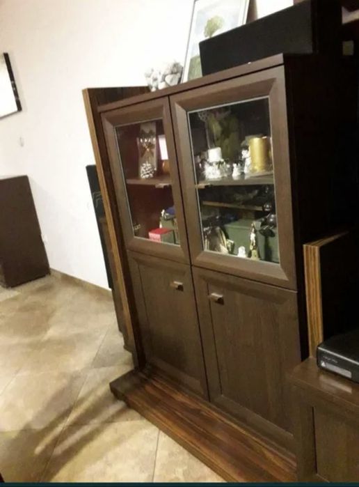 Fadome Premium meble VENGE salon komoda witryna szafa szuflady szafka