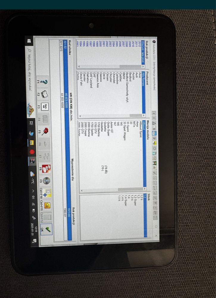 Tablet diagnostyczny caly zestaw wszystkie marki. Aktulizacja 2030r