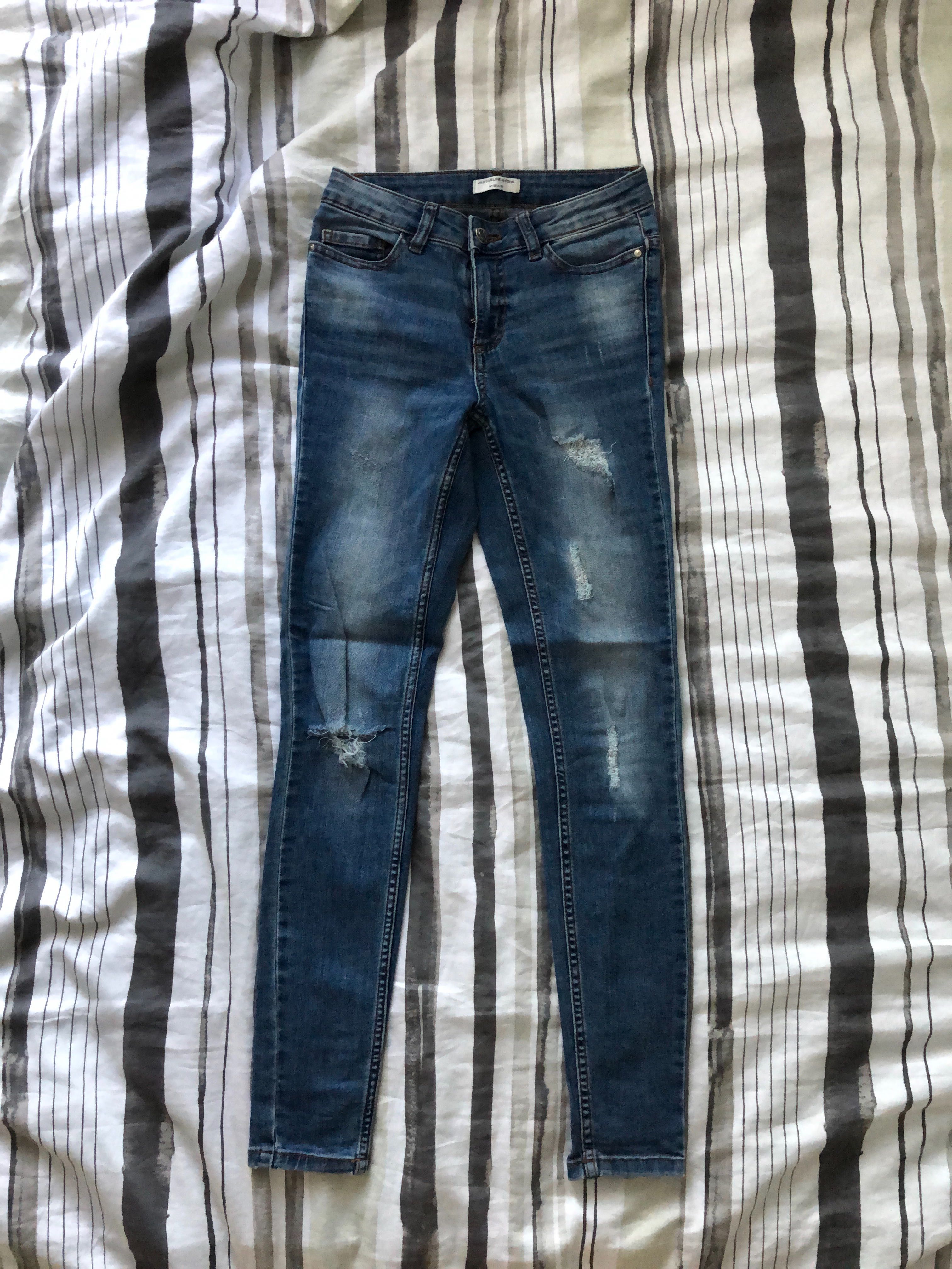 Jeansy rurki ciemny jeans Yacqueline de Yong W26 L32