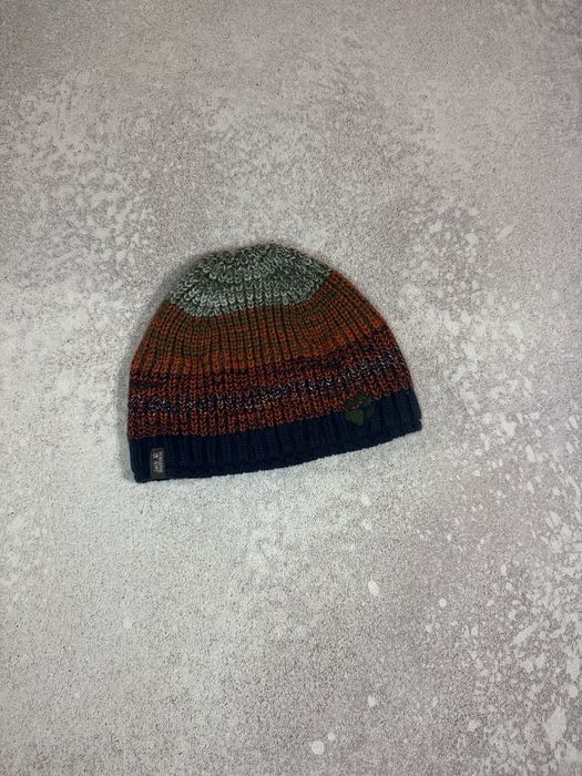 Шапка Jack Wolfskin, червона/жовта