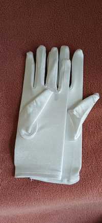 Rękawiczki komunijne nowe + gratis