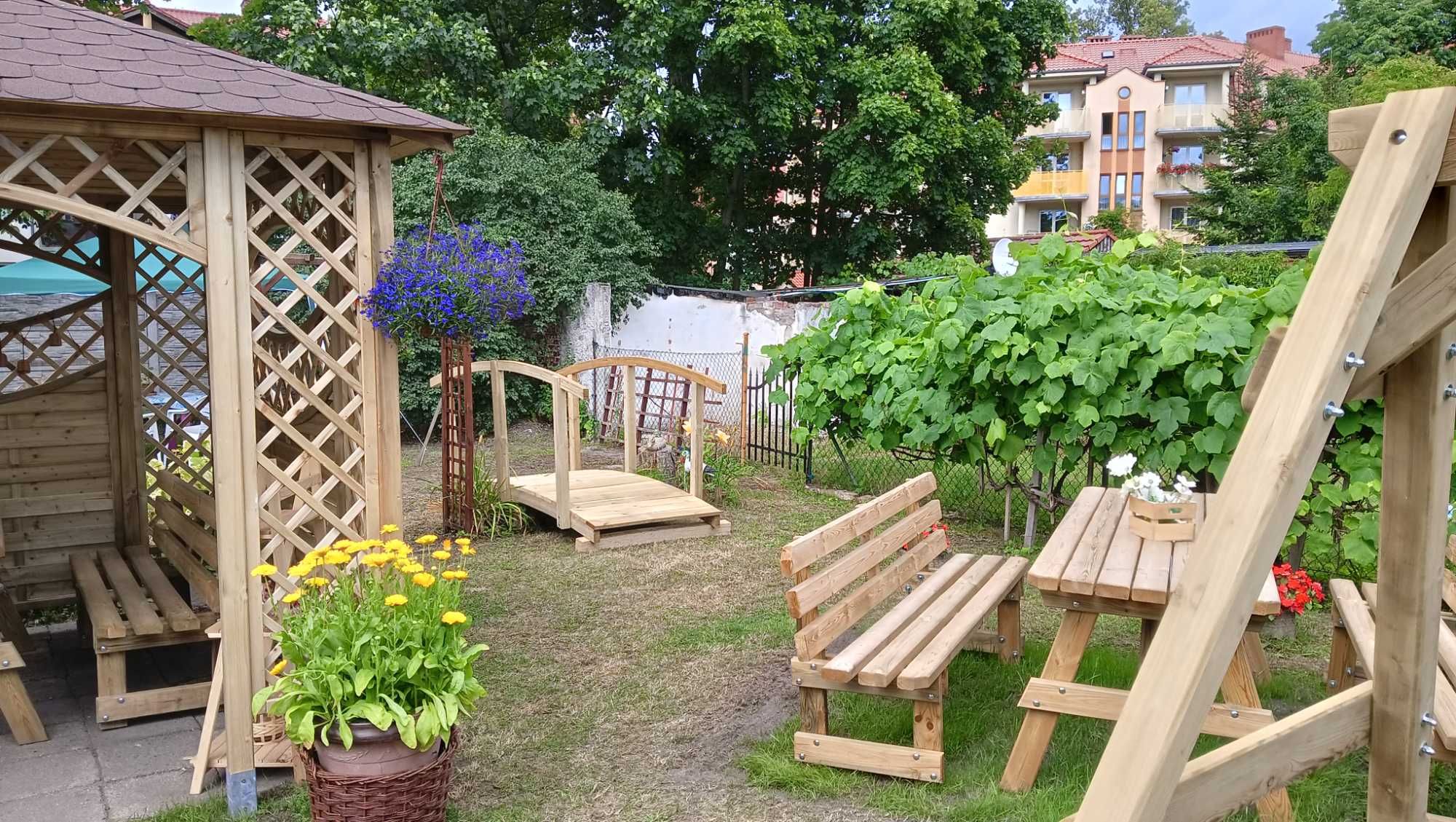 Nowy MOSTEK ogrodowy KŁADKA nad oczko wodne