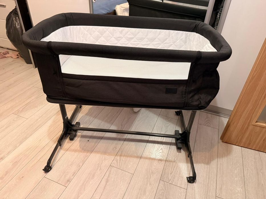 Łóżeczko Kidnort Snackskal dostawka,turystyczne 3w1 jak nowe + materac