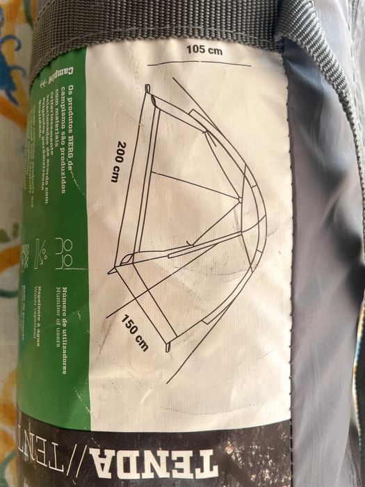 Tenda de campismo Berg 2x adultos